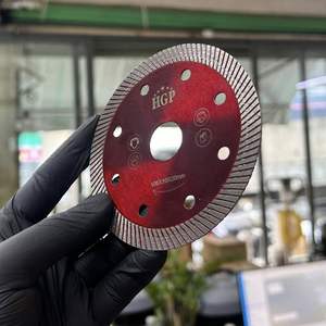 Disque de coupe diamanté industriel robuste HGP 105 mm pour pierre, béton et carrelage - Lame revêtue de Ti personnalisable OEM - Product Image 3