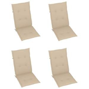 Solid Acacia Wood Folding <b>Patio</b> <b>Chairs</b> with <b>Cushions</b> 3-Piece Set - Product Image 6