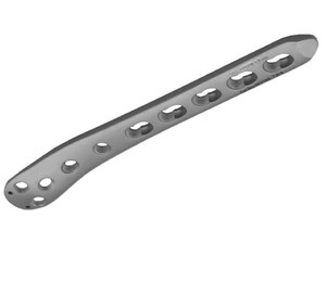 Placa de compresión con bloqueo para fémur proximal de 4.5/5 mm, titanio de grado médico y acero inoxidable alemán, implantes para traumatismos, certificado CE - Product Image 2