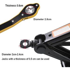 Chiave a Cricchetto Automatica a 360 Gradi con Design a Manopola Anteriore e Posteriore, Utensile Manuale per Situazioni di Emergenza - Product Image 4