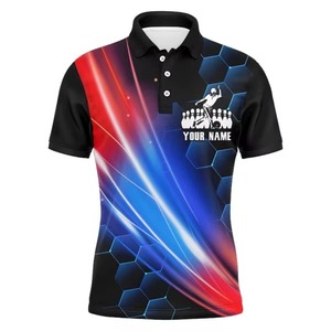 Top Sale Men's <b>Bowling</b> Short Sleeve Polo Shirt Fashion <b>Bowling</b> Printed Summer Polo Shirts Quick Dry for Man - Product Image 4
