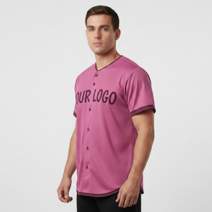 Maillot de baseball en promotion pour hommes – Faible MOQ – Uniforme de baseball - Product Image 4