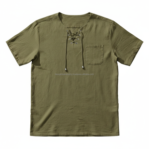 T-shirt délavé à l'acide, coupe oversize, respirant, personnalisable, vente en gros OEM - Product Image 1