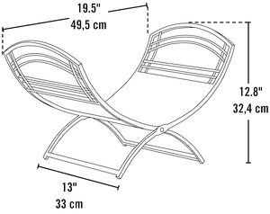 Modern Oval Steel <b>Log</b> <b>Holder</b> Powder Coated Firewood Storage Outdoor <b>Fireplace</b> Accessory - Product Image 5