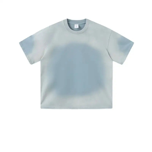 Camisetas Extra Grandes de Algodón Vintage con Lavado Ácido de 320g, Camisetas Personalizadas de Alta Calidad para Hombre, Estilo Road Racing - Product Image 3