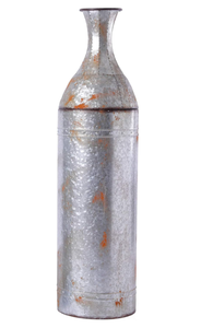 Ensemble de 3 vases de décoration en métal galvanisé de style ferme rustique de la meilleure qualité pour la décoration. - Product Image 6