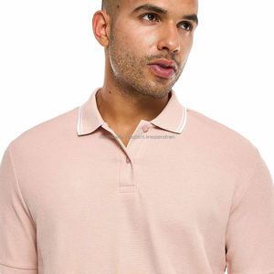 Nardon Apparel Golf informal para hombre para Polos 220 GSM bloque de color algodón poliéster personalizado impreso patrón sólido camiseta - Product Image 5