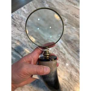 Loupe d'imitation antique avec poignée en corne de buffle, écologique et faite à la main – Idéale pour la décoration intérieure et les cadeaux d'affaires - Product Image 3
