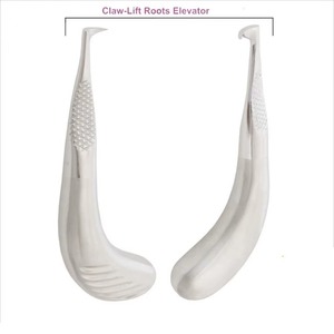 Elevador de Raíces Claw-Lift de Acero Inoxidable, Instrumento Dental Manual, Color Plateado, Clase I, Precio Accesible RE-116 - Product Image 1