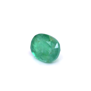 Émeraude ovale naturelle du Zambie 3,48 carats, pierre précieuse naturelle à facettes, prête à l'emploi pour la création de bijoux - Product Image 3