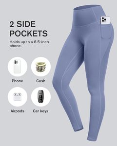 High Waist Seamless Letter <b>Pattern</b> <b>Leggings</b> Ankle-Length Spandex Polyester Knitted Breathable Casual Women's Plus Size Winter - Product Image 6