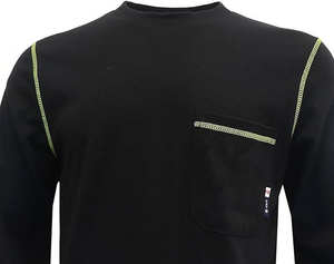 Camiseta Ignífuga de Trabajo para Hombre, Certificada, con Logotipo Personalizado - Product Image 3