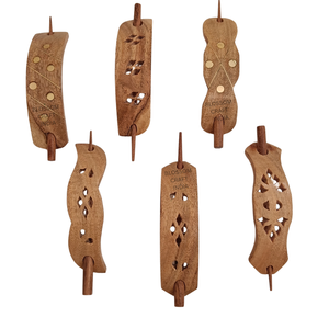 Pinces à cheveux en bois naturel de qualité supérieure, légères, durables, accessoires de mode pour cheveux, vente en gros pour marques féminines - Product Image 3