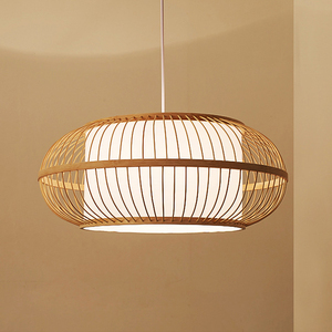 Wholesale Zen Style Bamboo Pendant <b>Light</b> Handwoven Hanging Lamp for Restaurant and Home Decor OEM ODM Made in Vietnam - Product Image 1