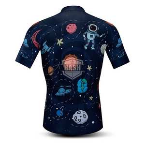 เสื้อปั่นจักรยานสำหรับผู้ชายระบายอากาศได้ดีแห้งเร็วล่าสุดออกแบบได้ตามต้องการชื่อ - Product Image 4