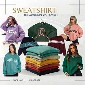 Sudadera gris de cuello alto para mujer, con hombros caídos, manga larga, informal, de otoño, de forro polar, con estampado de letras de México - Product Image 5
