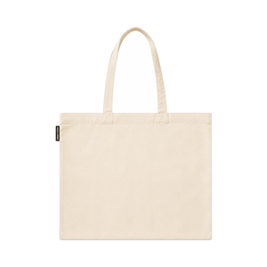 100% Organic Cotton Canvas Tote <b>Bag</b> Long Handles Open Top Blank Custom Logo Print Wholesale Bulk Promotional Eco <b>Market</b> Shopping - Product Image 1