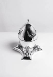 Porte-couverts de luxe finition argentée pour une décoration de cuisine somptueuse, organisateur de salle à manger familiale et idée de cadeau élégante - Product Image 4