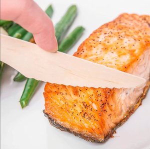 Cubiertos Desechables de Madera Ecológicos y Biodegradables para Fiestas y Viajes, Cuchillos y Cucharas al por Mayor - Product Image 5