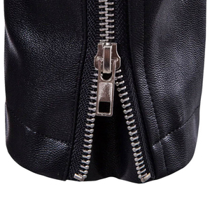 Chaqueta de Cuero para Hombre 2026, Estilo Motociclista, Impermeable, de Cuero Natural, Corte Ajustado, Chaqueta de Motero, Chaquetas de Cuero Personalizadas - Product Image 6