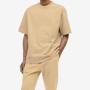 Camiseta de Hombre 100% Algodón Tejido, Corte Holgado, Hombros Caídos, Diseño Liso, Secado Rápido y Transpirable, Venta al Por Mayor - Product Image 6