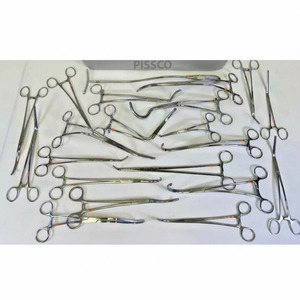 PISSCO Vascular Surgery <b>Instrument</b> Set 21 Piece Surgical <b>Instrument</b> Kit Vascular Surgical Forceps Set Cardiovascular Surgery - Product Image 2