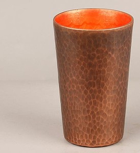 Tasse à café, thé ou bière en cuivre massif, martelée, de couleur violette, avec poignée tressée, style vintage - Product Image 6