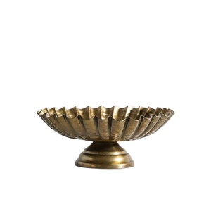 Decoración para Bodas, Frutero Antiguo con Pedestal, Fácil de Transportar, para Dulces y Frutos Secos, Cuencos Decorativos de Metal para Mesa, Artículos para Eventos - Product Image 1