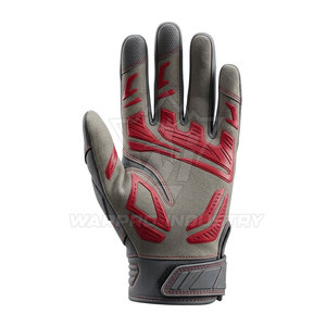 Guantes de Fútbol Americano de Cuero Premium, Ligeros, Antideslizantes, para Entrenamiento, Práctica y Juegos de Jugadores de Fútbol Americano - Product Image 3