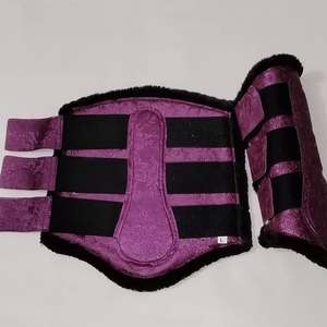 High Quality Custom Neoprene Faux Fur <b>Brushing</b> <b>Boots</b> Breathable Equestrian Horse Products Direct From Pakistan Manufacturer - Product Image 3