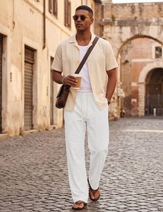 <b>Men's</b> Comfy Baggy Trousers 100% Cotton Solid Joggers <b>Pants</b> Soft <b>Yoga</b> Lightweight Fashion Streetwear Lounge Casual <b>Pants</b> Pockets - Product Image 3