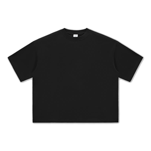 Camiseta Corta Cuadrada para Hombre con Logotipo Personalizado, 230 Gramos, Ropa Urbana de Alta Calidad, 100% Algodón, Camiseta Extra Grande para Hombre - Product Image 1