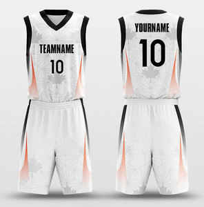 Custom Basketball Uniform Set <b>White</b> Blue Sublimated V-Neck Sleeveless Jersey With Matching Shorts Moisture Wicking Adult Unisex - Product Image 2