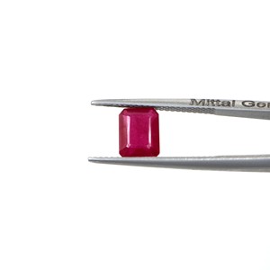 Rubis naturels de Bangkok, octogones calibrés 6x8mm, pierres précieuses de rubis naturelles facettées pour la fabrication de bijoux, prêtes à l'emploi - Product Image 3