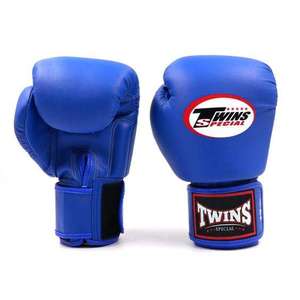 Guantes de Boxeo Dobles Azules de Alta Calidad para MMA, Nuevo Diseño, Logotipo Personalizado, Cuero Genuino de Vaca, para Sparring, Artes Marciales, Impermeables, Protección UV - Product Image 1