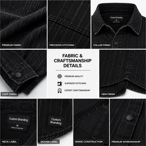 2026 Premium-quality denim <b>jacket</b> with modern fit, and all-season comfort perfect for fashion-forward wardrobes. - Product Image 4
