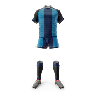 Tenues de rugby personnalisées de haute qualité pour équipes sportives – Respirantes, grandes tailles, antibactériennes, séchage rapide, avec impression de logo personnalisé - Product Image 4
