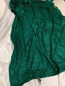 Sari de Georgette con lentejuelas estilo Bollywood, de primera calidad, con bordado de diseñador, sari indio con trabajo de lentejuelas pesadas para bodas y fiestas. - Product Image 2
