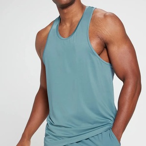 Camiseta sin mangas para hombre, estilo deportivo, para gimnasio, culturismo, fitness, color liso, de fábrica. - Product Image 3