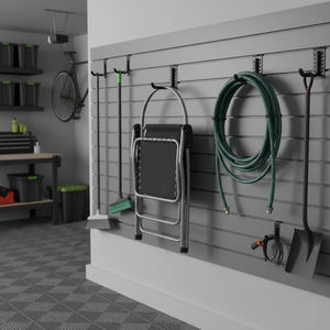 Crochet mural robuste à une seule pointe, capacité 55 lb, en acier, pour garage, support de rangement mural, organisateur d'outils GAPGAR009 - Product Image 4