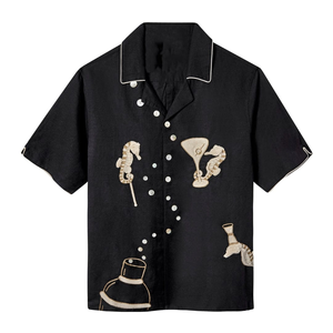 Custom Made Men's Cabana <b>Shirt</b> 100% Cotton Lightweight Casual Resort Summer Wear Quick Dry Breathable - Product Image 2