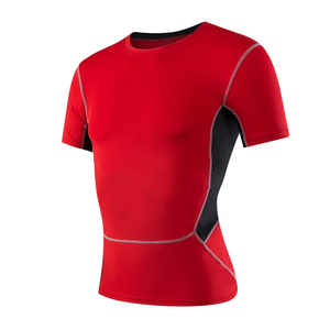 2026 Custom Logo Spandex <b>Polyester</b> <b>T</b> <b>Shirt</b> Compression Breathable Athletic Gym Men's <b>T</b>-<b>Shirts</b> Quick Dry Sport <b>T</b> <b>Shirt</b> for Men - Product Image 6