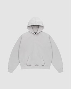Sweat à capuche oversize en molleton de coton épais pour homme, avec poche kangourou et épaules tombantes, design personnalisé - Style streetwear décontracté - Product Image 4