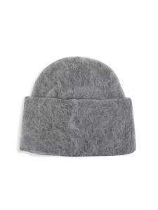 Bonnet d'hiver en mohair et laine, design personnalisé OEM, avec broderie 3D et étiquette logo personnalisée, respirant, prix de gros - Product Image 3