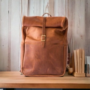 Professionals Latest Design Multifunctional Bags Outdoor Leather Laptop <b>Backpack</b> for Women Strong Stitching Leather <b>Backpack</b> Bag - Product Image 2
