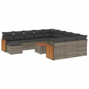Conjunto de Sofás Grises para Jardín - Product Image 2