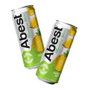 Jus de fruits au carbonate d'ananas rafraîchissant ABEST, OEM ODM, boissons gazeuses, eau pétillante, mélange de saveurs fruitées - Product Image 1