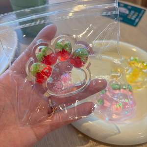 Unique Crystal Transparent Jelly Cat Claw Series Squeeze Toy-60g 7*6.5*3.5cm Stress Relief Gift for Kids Adults ASMR Therapy Toy - Product Image 1