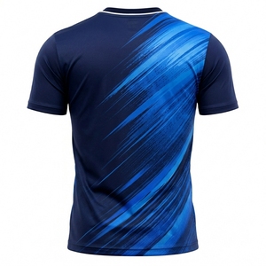 T-shirt en polyester pour homme, col rond, léger et doux, pour usage quotidien, sublimation, matière vierge, haute qualité OEM. - Product Image 4