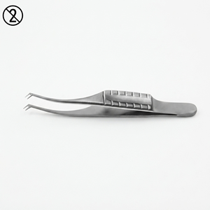 Pinzas Dobles para Córnea Polack, Instrumento Microquirúrgico Oftálmico de Acero Inoxidable, Instrumento Desechable de Un Solo Uso, CE ISO - Product Image 1